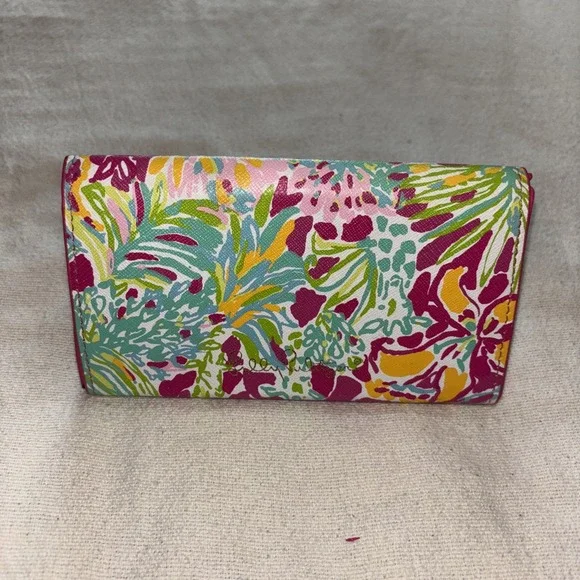 Lilly Pulitzer It's Always Sunny Somewhere Sunglass Case collapsible NWOT Preppy - Picture 3 of 11